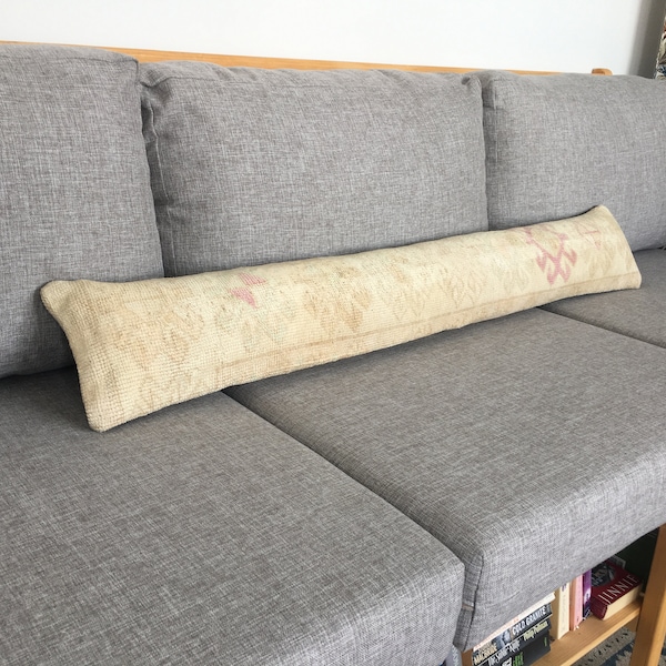 Monogrammed Long Skinny Lumbar Pillow Etsy