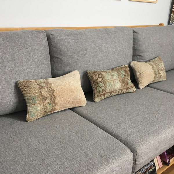 Brown Lumbar Pillow Etsy