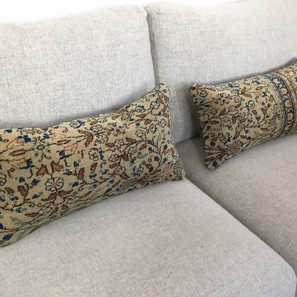 Floral Lumbar Pillow Etsy