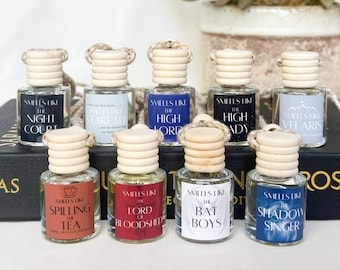 Night Court Scented Hanging Glass Car Air Freshener Diffuser
