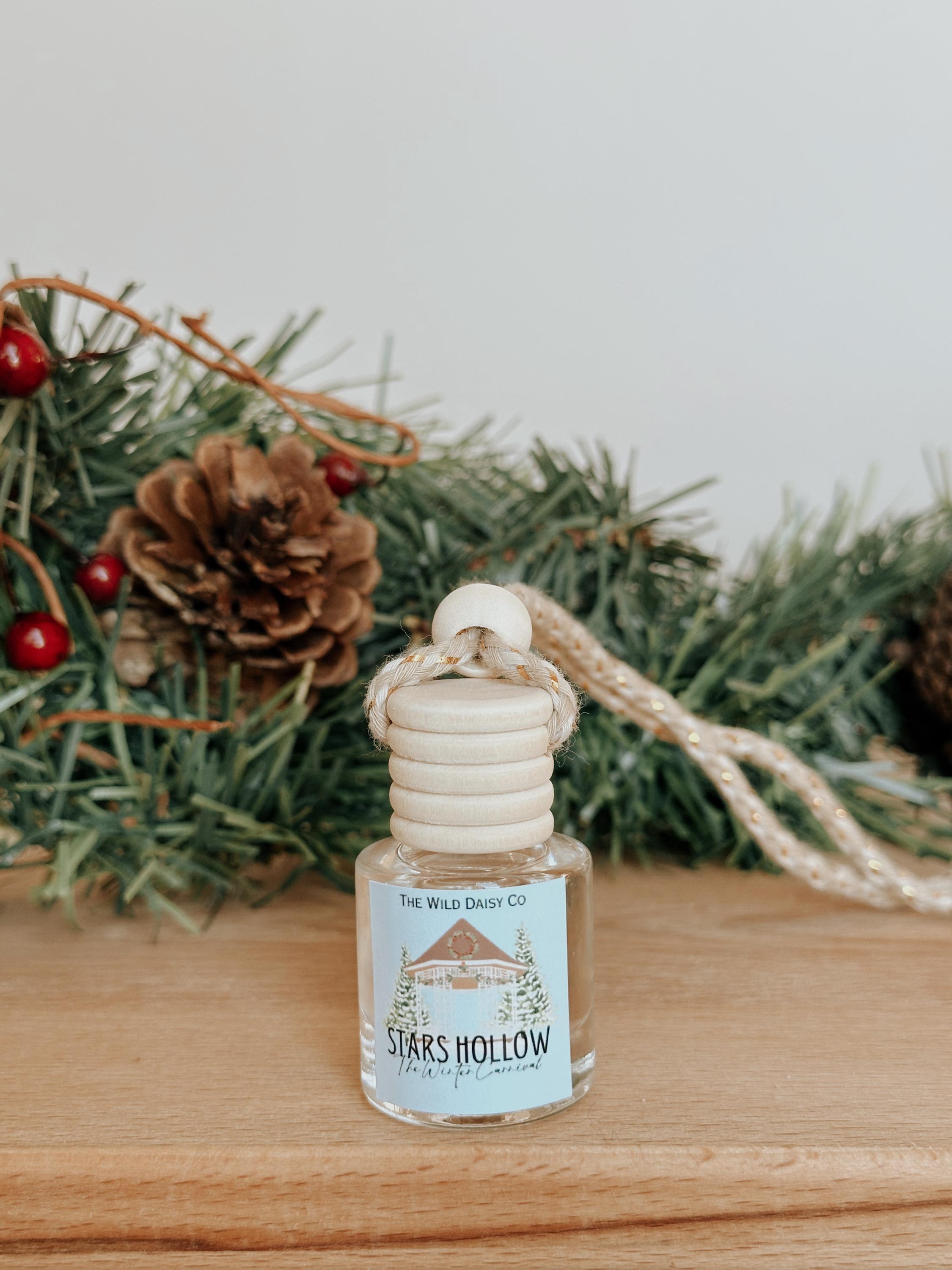 Stars Hollow Holidays Hanging Glass Car Air Freshener Diffuser - Etsy