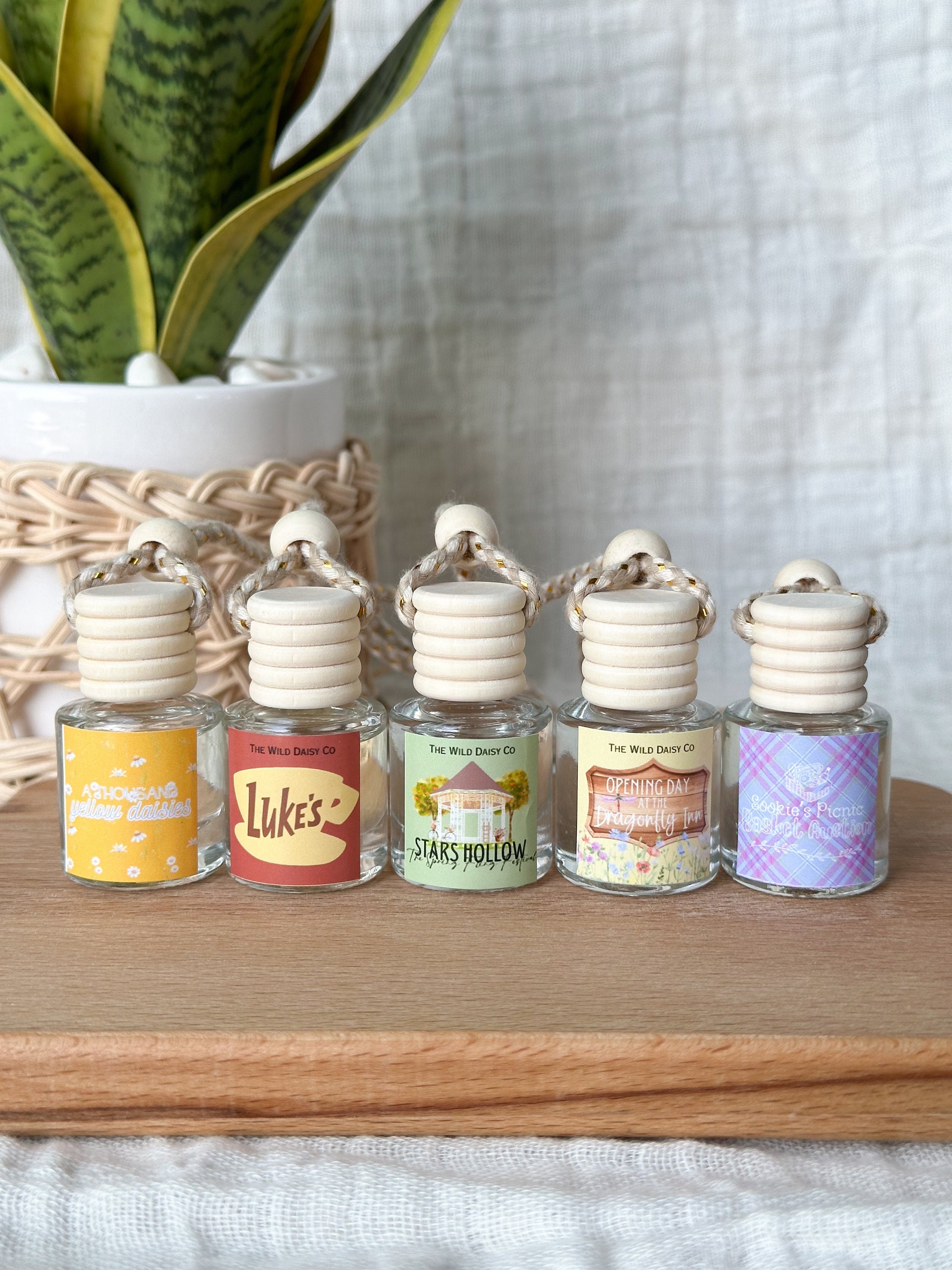 Stars Hollow Scented Hanging Glass Car Air Freshener Diffuser - Etsy