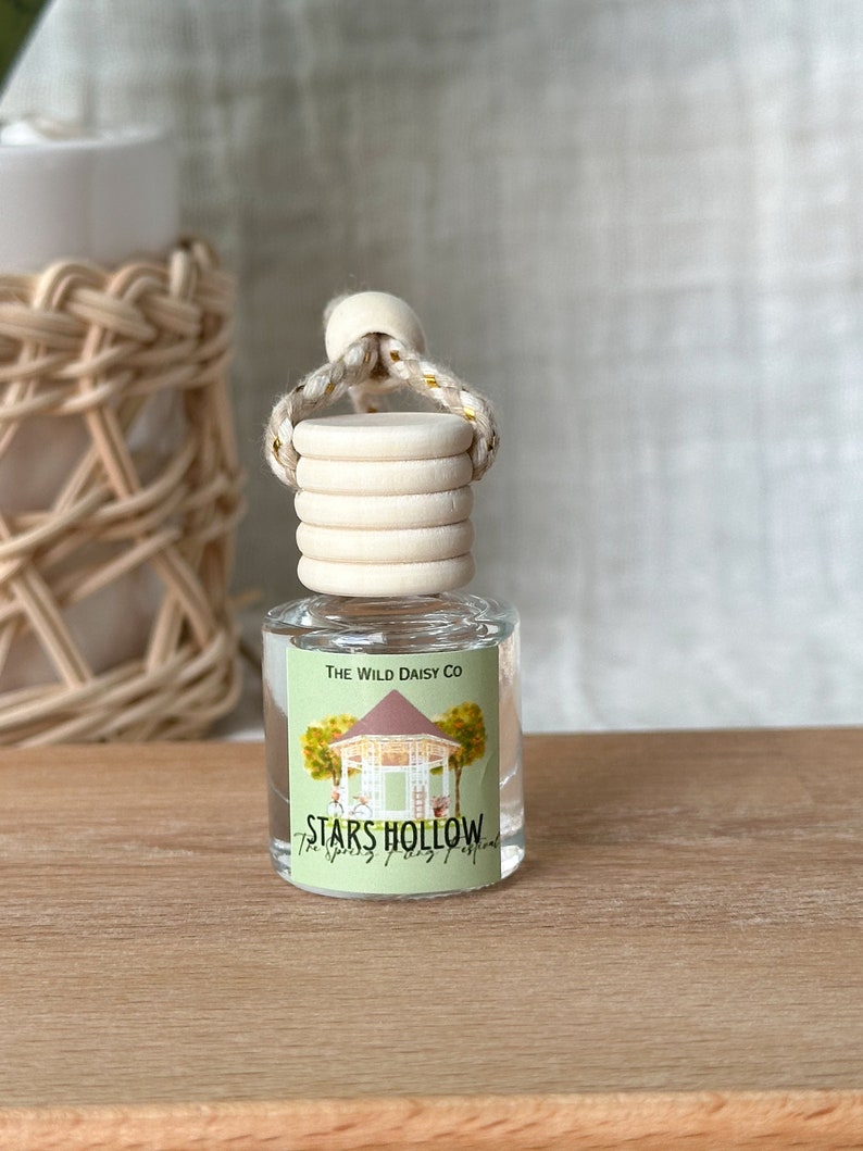 Stars Hollow Scented Hanging Glass Car Air Freshener Diffuser - Etsy
