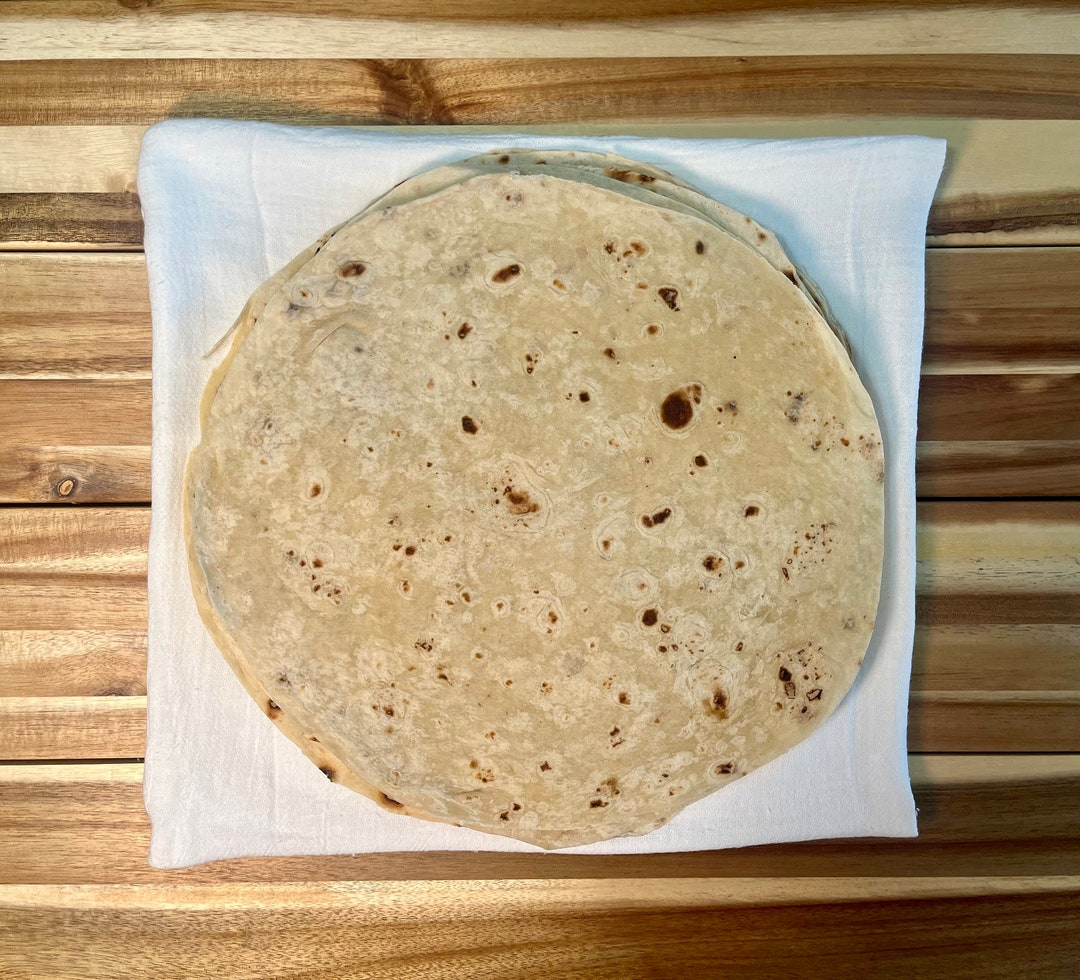 12 Large Mexican Flour Tortillas Sonoran Etsy
