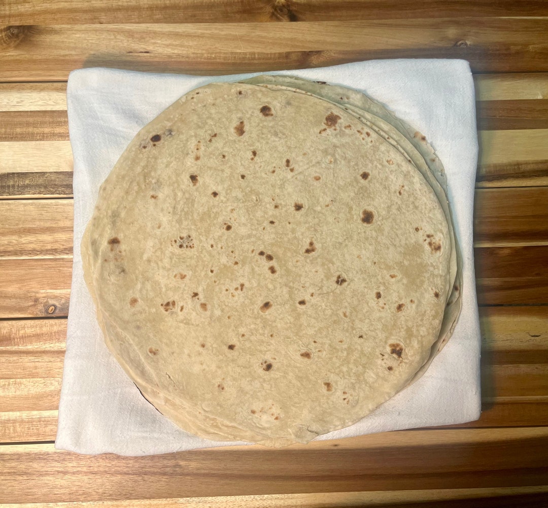 12 Extra Large Mexican Flour Tortillas Sonoran Etsy