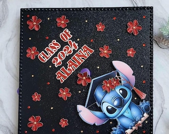 Stich Abschlussfeier 2026 Anpassen Stich grad Kappe Klasse 2026 Senior Graduate Cap Highschool Kindergarten Stich