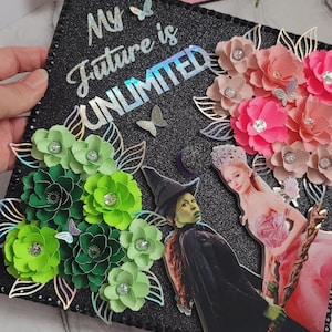 Custom Wicked Graduation Cap, Wicked Grad Cap Topper, Class of 2026 ...
