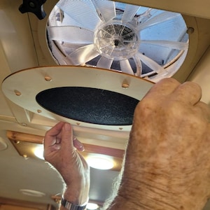 Keep your Exhaust Fan Clean with our Easy Clean Filter  for RV Ceiling Exhaust Fan