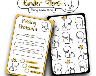 Carpeta de fotos Bang Chan Dino (descarga digital)