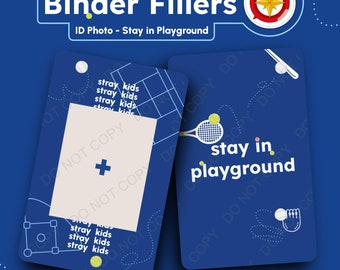 Carpeta de fotos de identificación de Stray Kids: Quédate en el patio (Descarga digital)