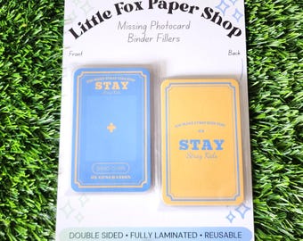 Club de fans de segunda generación / Foto de identificación de STRAY KIDS / Carpeta de tarjetas fotográficas de K-pop