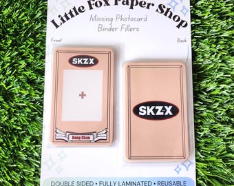 1.er Fanmeeting: Relleno de carpeta para foto de identificación de SKZ-X/STRAY KIDS/tarjetas fotográficas de Kpop