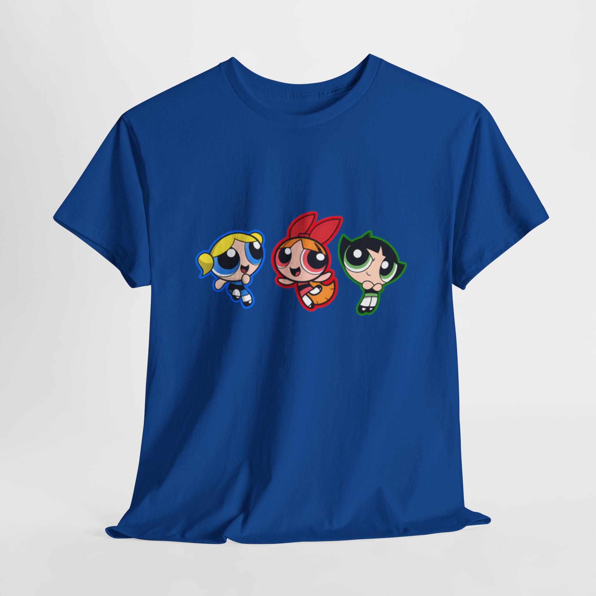 T-Shirt Vintage 2001 Les Super Nanas - Courses Farfelues - Cartoon Network - Taille S Violet