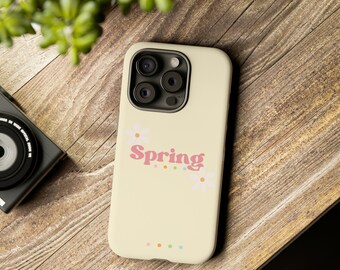 Coques de portables mates résistantes inspirées du printemps : motifs floraux et naturels | Fait main sur Etsy