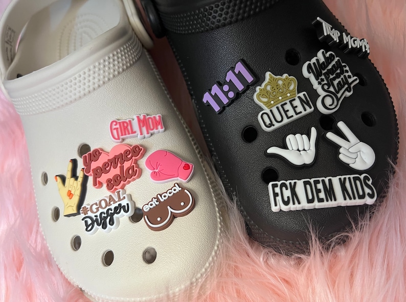 Meme Croc Charms Sassy Croc Charms Mom Croc Charms Funny Etsy