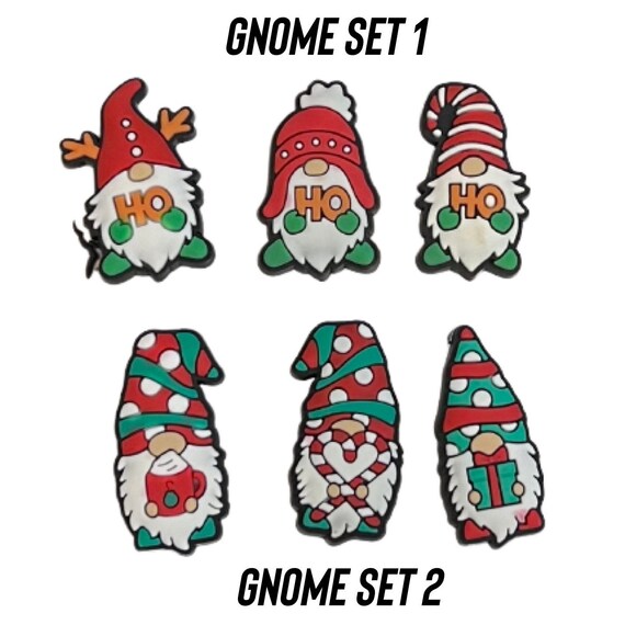Christmas Croc Charms Christmas Gnome Croc Charms Santa Croc Charms Snowman Croc Charms Reindeer Croc Charms Etsy