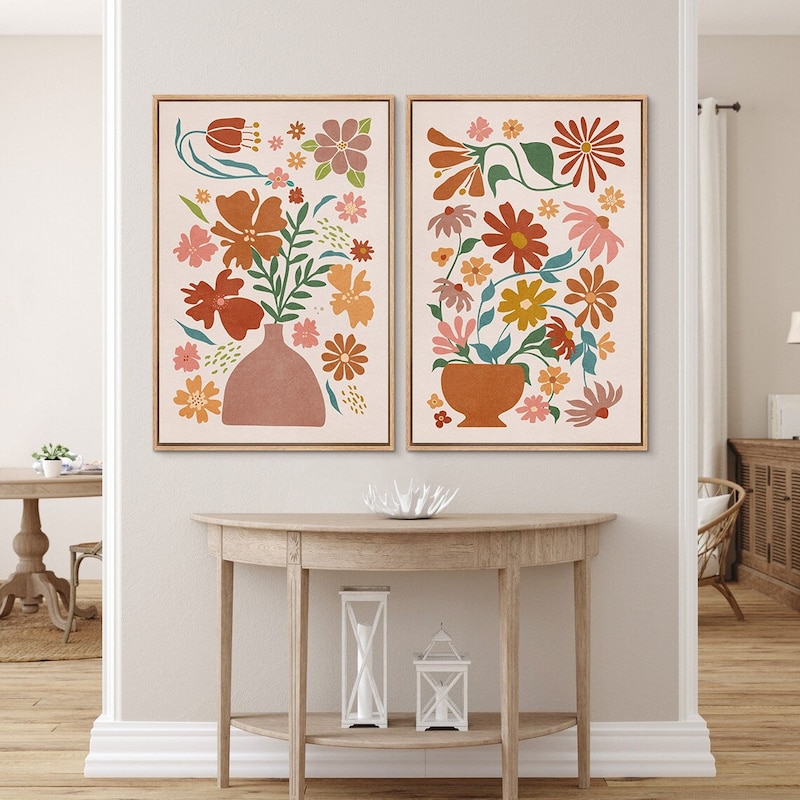 Floral Wall Art - Etsy