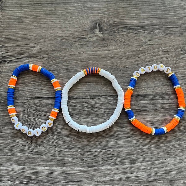 Florida Gators Stackable Bracelets