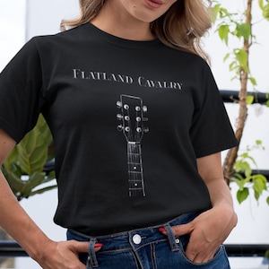 Flatland Cavalry Shirt, Guitar Illustration Shirt, Flatland Cavalry Poster, Flatland Cavalry Wall Art, A Life Where We Work Out