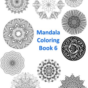 Book 7 - Mandala Coloring Pages - download & print - 10 pages