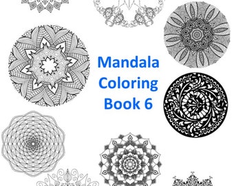 Book 7 - Mandala Coloring Pages - download & print - 10 pages