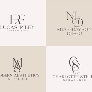 Benutzerdefiniertes Logo-Design Logo-Erstellung Minimalistisches Logo Grundlogo Anfangsbuchstaben-Logo Monogramm-Logo Unterschriftenlogo Fotografie-Logo Bild 2