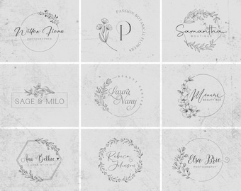 Custom Hand Drawn Logo, Logo Design, Custom Logo Design, Simple Logo Design, Professional Logo design, Business Logo Design,Photography Logo