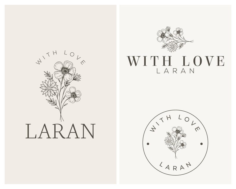 Logo Design Custom Hand Drawn Logo Photography Logo House Logo Custom Logo Design Minimalist Logo House Logo Farm Logo Custom Logo image 7