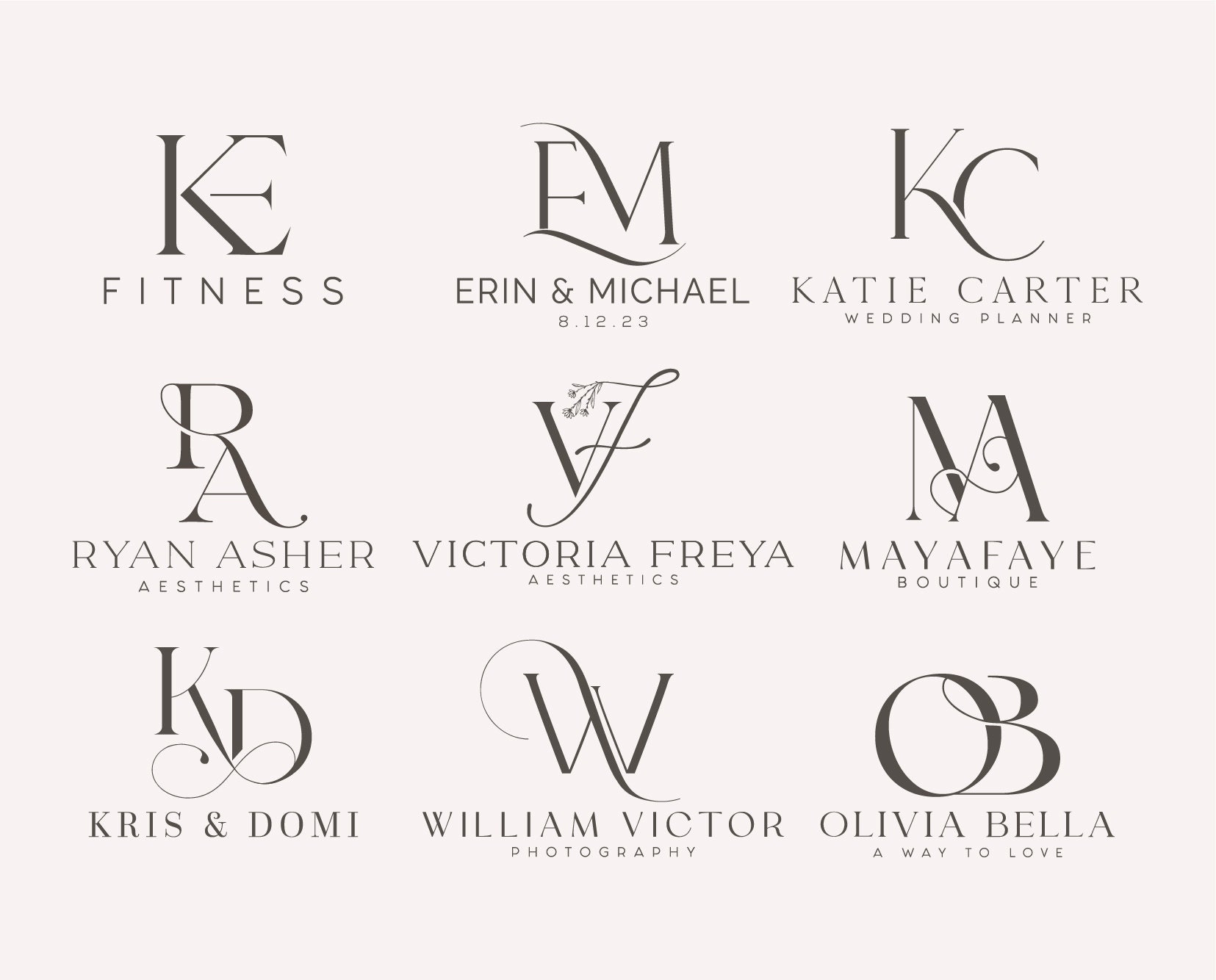 Initials Logo Design Initials Logo Design