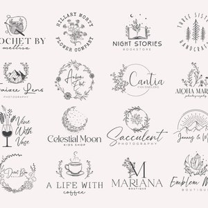 Custom Hand Drawn Logo  Custom Logo Design  Simple Logo Design  Logo Design  Small Business Logo  Unique Logo Design  Photography Logo