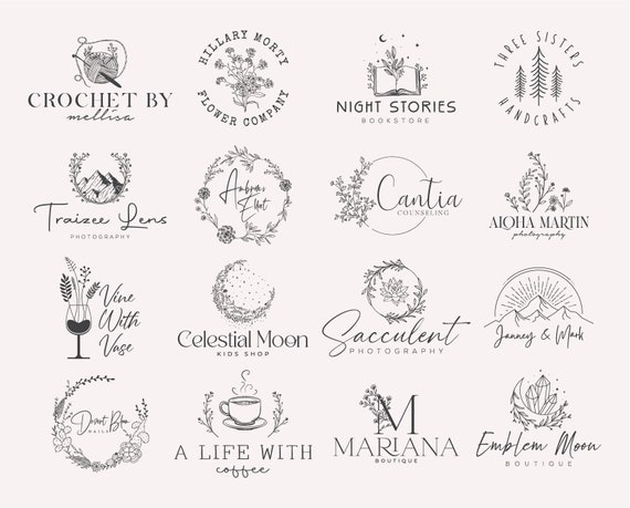 Custom Hand Drawn Logo Custom Logo Design Simple Logo Design Logo