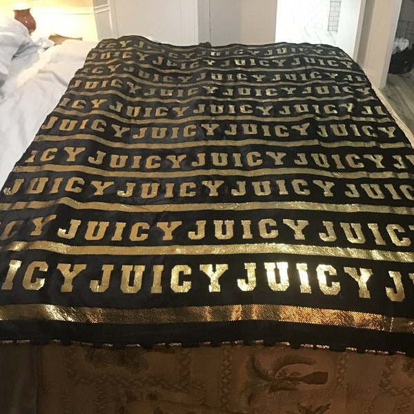 VTG 6' x 4' Juicy Couture throw