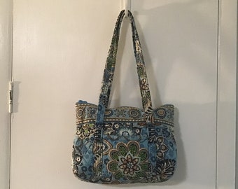 VTG Vera Bradley Bali Blue Villager handbag