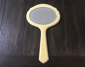 1920s Bakelite hand mirror