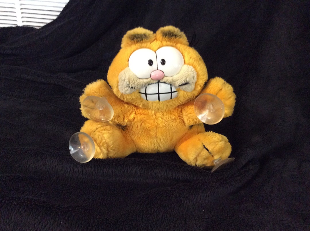 VTG Garfield Car Window Plush Etsy