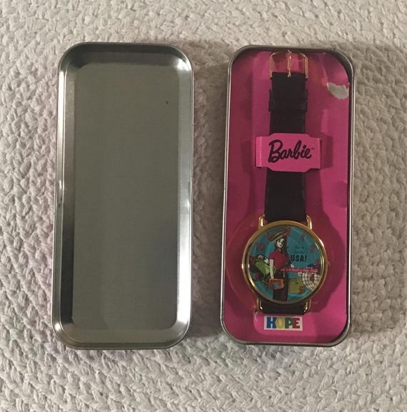 Barbie 35th Anniversary Watch Vintage Barbie 35th Anniversary Watch Fossil Collectible - Etsy main image 2