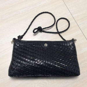 Rare VTG Etienne Aigner woven handbag