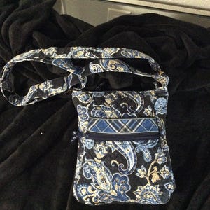 VTG Vera Bradley Windsor Navy handbag