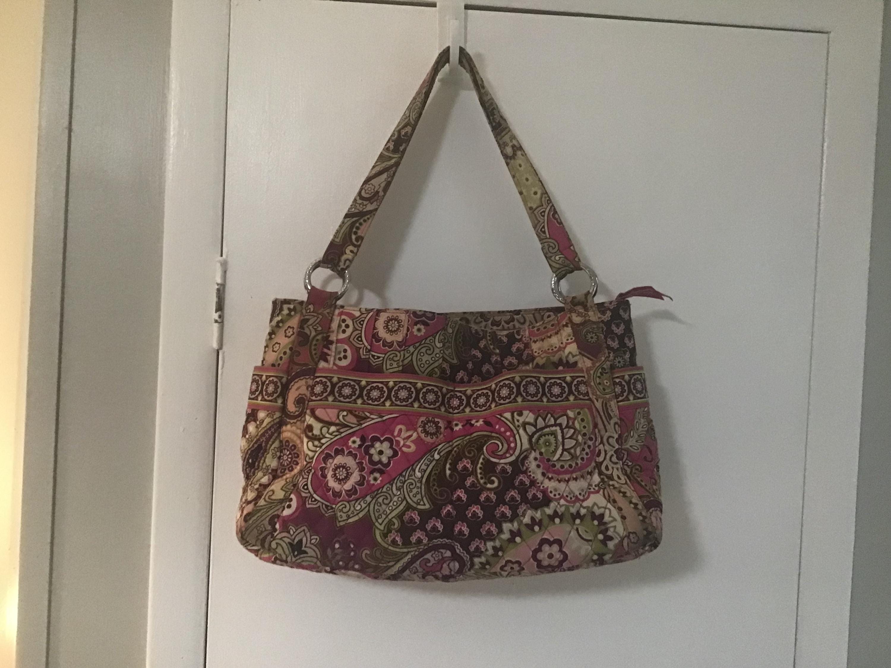 VTG Vera Bradley Very Berry Paisley handbag