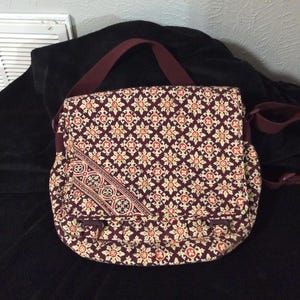 Bolso VTG Vera Bradley Medallion Messenger