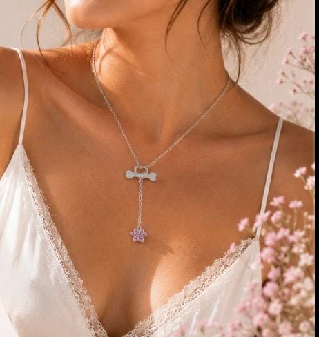 Paw & Bone necklace