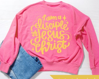 I Am A Disciple Of Jesus Christ T Shirt Design - Instant Download