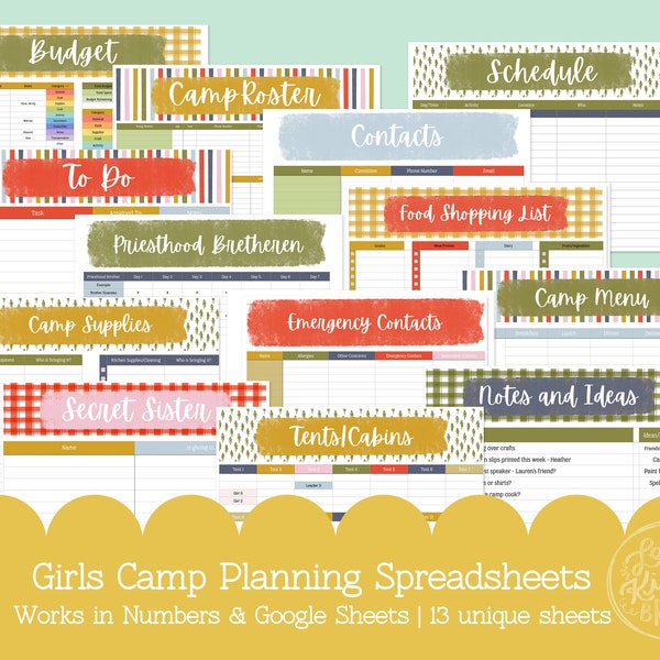 Lds Girls Camp - Etsy