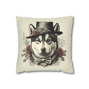 Faux Suede Square Pillow Case