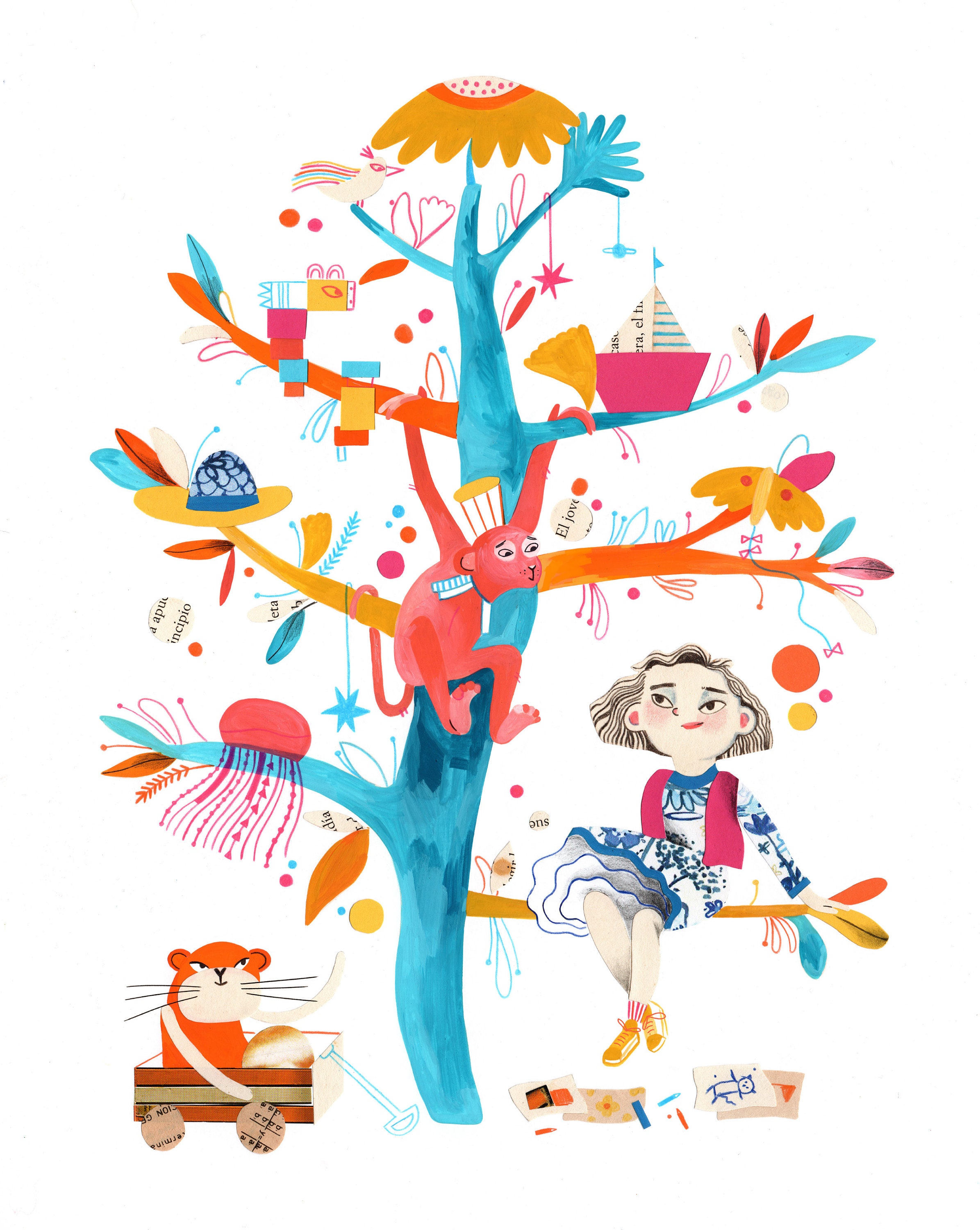 Imagination Print Children's Room Art Kids Room Wall Decor Nursery Room Decor Creativity Print