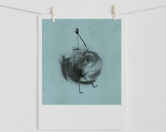 Play | Print making | Print | Black & white print  |  Wall decor