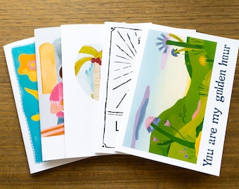 Bundle assorted greeting cards | Blank inside | Fun cards | Thoughtful Variety Card Pack | Mixed Occasion Cards