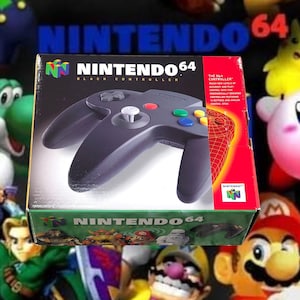 Nintendo 64  Black Controller