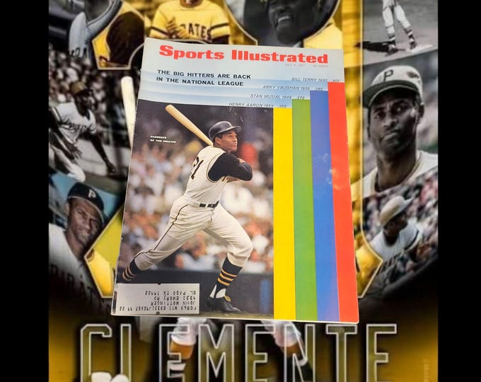Featured listing image: Sports Illustrated Roberto Clemente Magazine