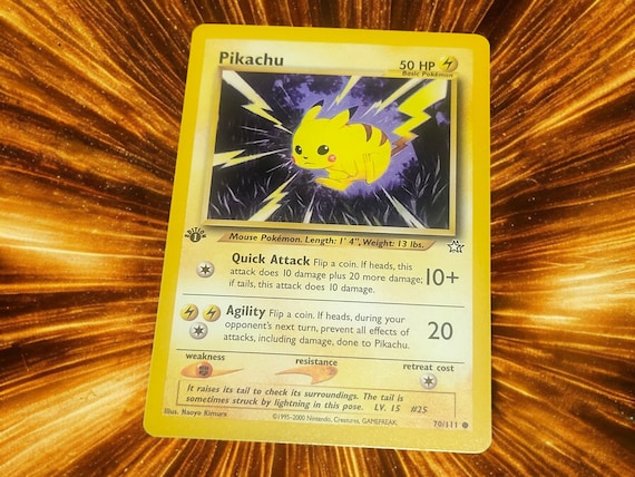 first edition pikachu pokemon card Preserved in a tamper Pokemon PSA Returns !!! Base